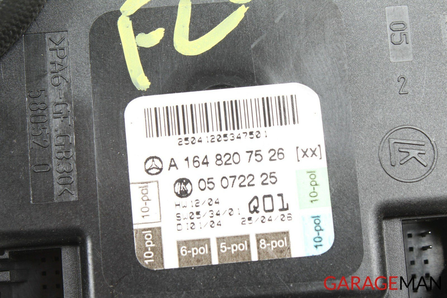 06-12 Mercedes W251 R350 ML450 GL450 Front Left Side Door Control Module OEM