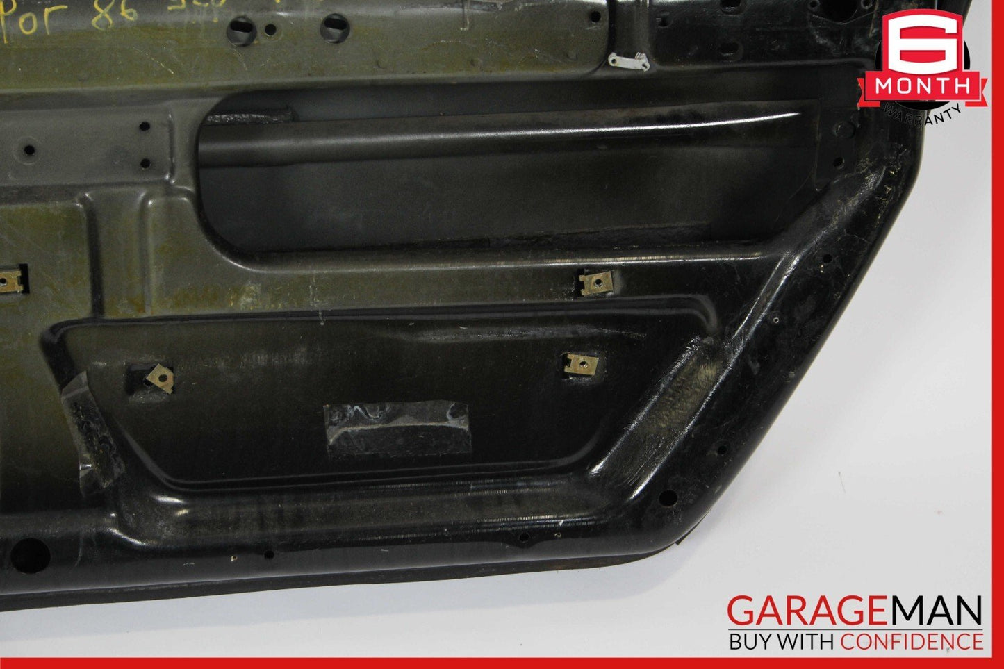 84-91 Porsche 928 Front Right Side Exterior Door Shell Panel Black OEM