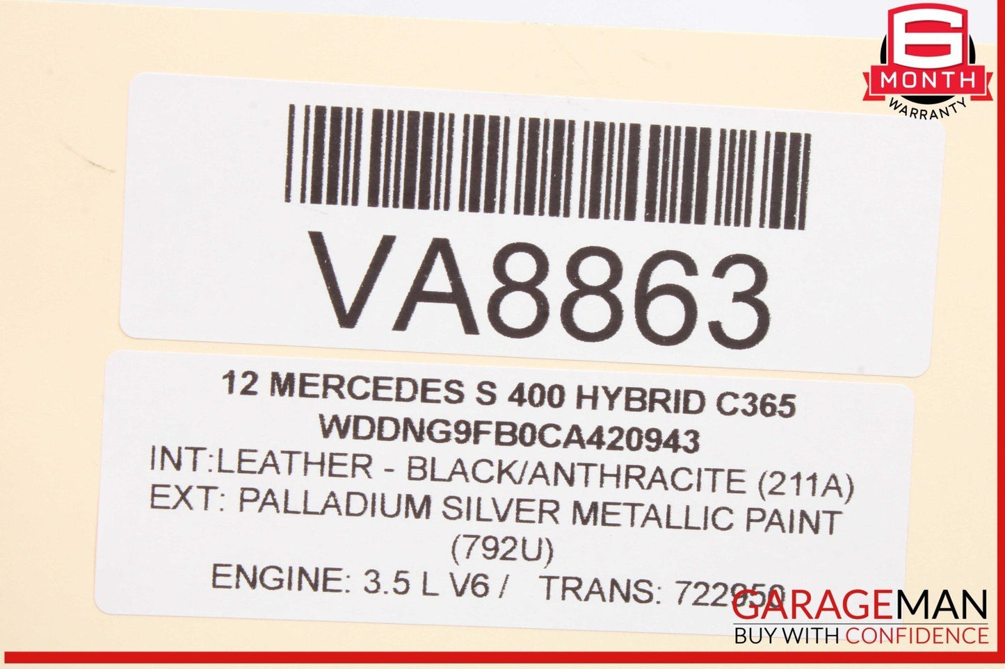 05-12 Mercedes W221 S400 Hybrid Engine Motor Coolant Water Pump Assembly OEM