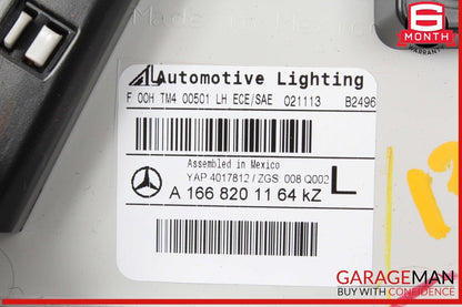 13-16 Mercedes X166 GL450 4MATIC Rear Left Driver Side Inner Tail Light Lamp OEM