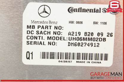 06-12 Mercedes W211 E320 ML350 Communication Control Module Unit 2198200926 OEM