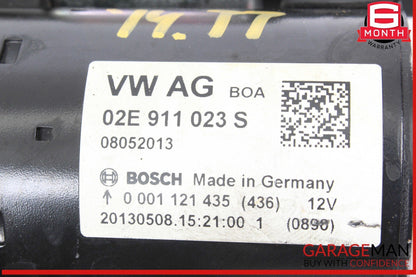 11-15 Audi TT TTS Engine Starter Motor 02E911023S OEM