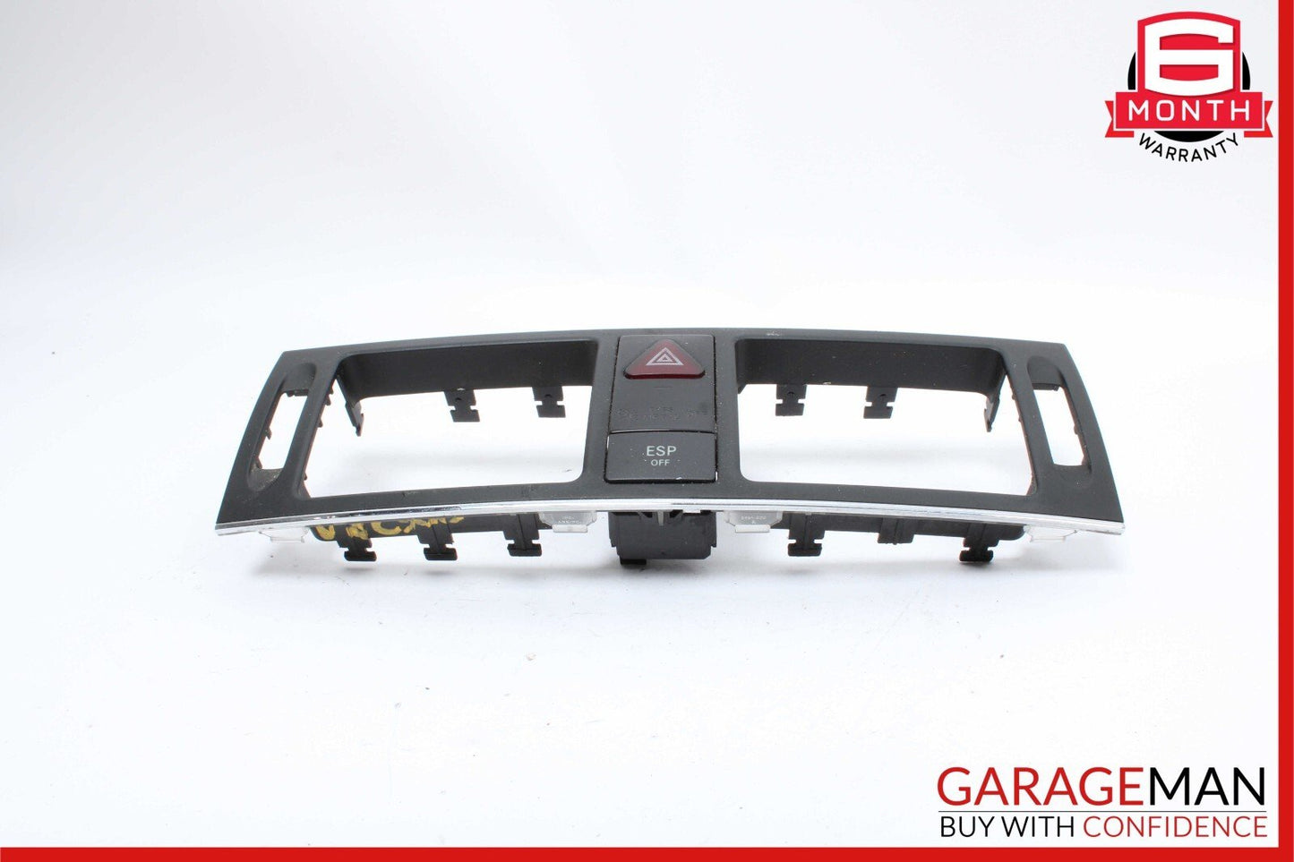 08-11 Mercedes W204 C300 C350 Center Dash Hazard A/C AC Air Vent Trim Cover