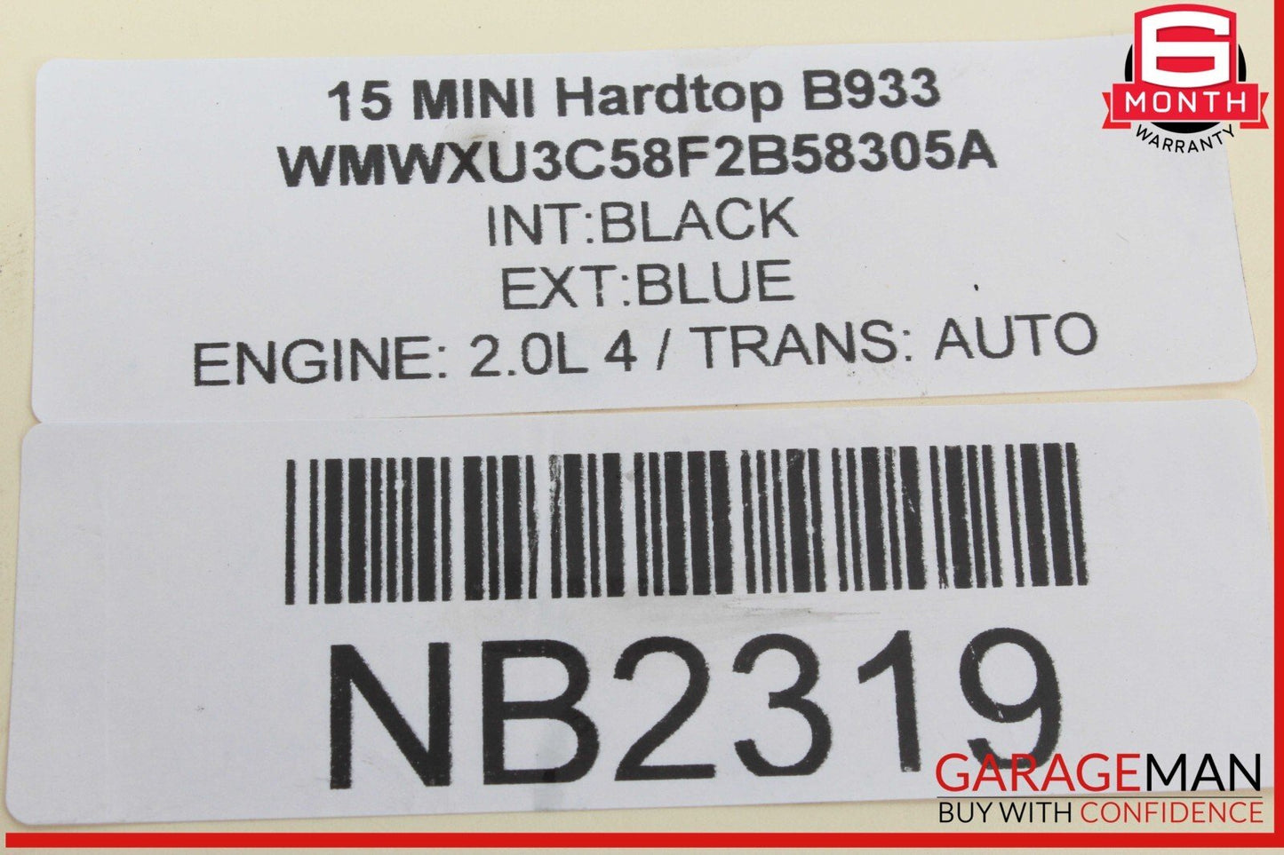 14-19 Mini Cooper Engine Starter Motor 7645979 OEM