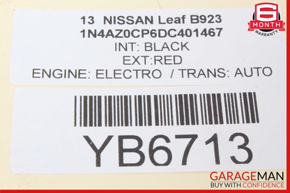 13-17 Nissan Leaf Backup Unit Brake Power Supply Control Module Unit 7880-3NF0A