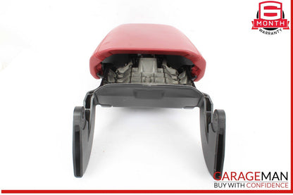 19-24 Porsche Macan 95B Front Center Console Armrest Arm Rest Red OEM