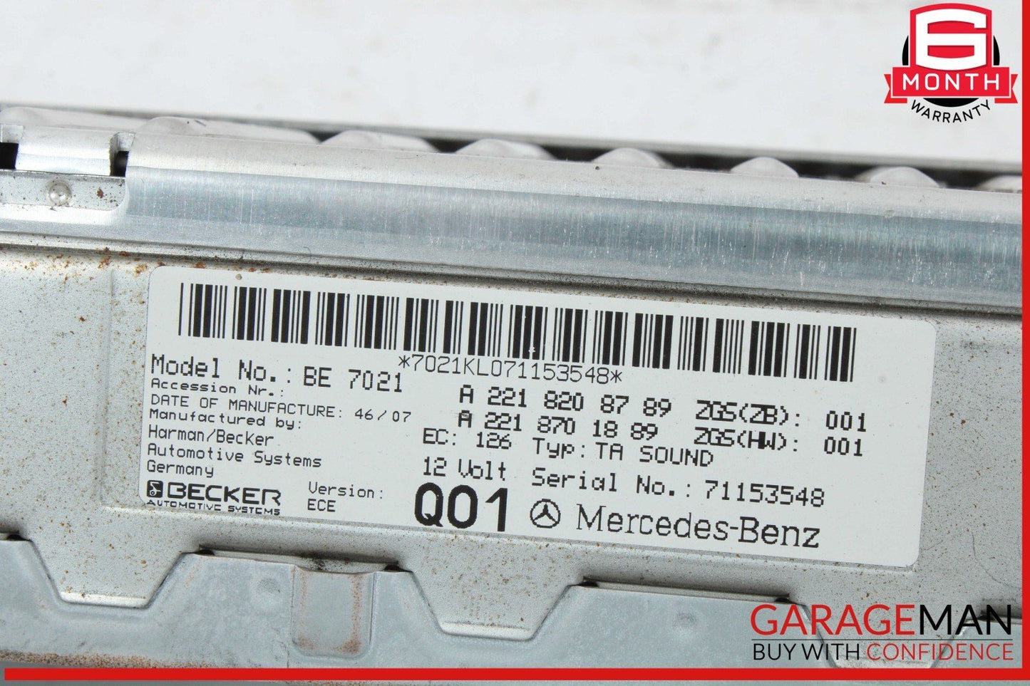 07-14 Mercedes W221 S550 Harman Becker Kardon Amplifier Assembly AMP OEM
