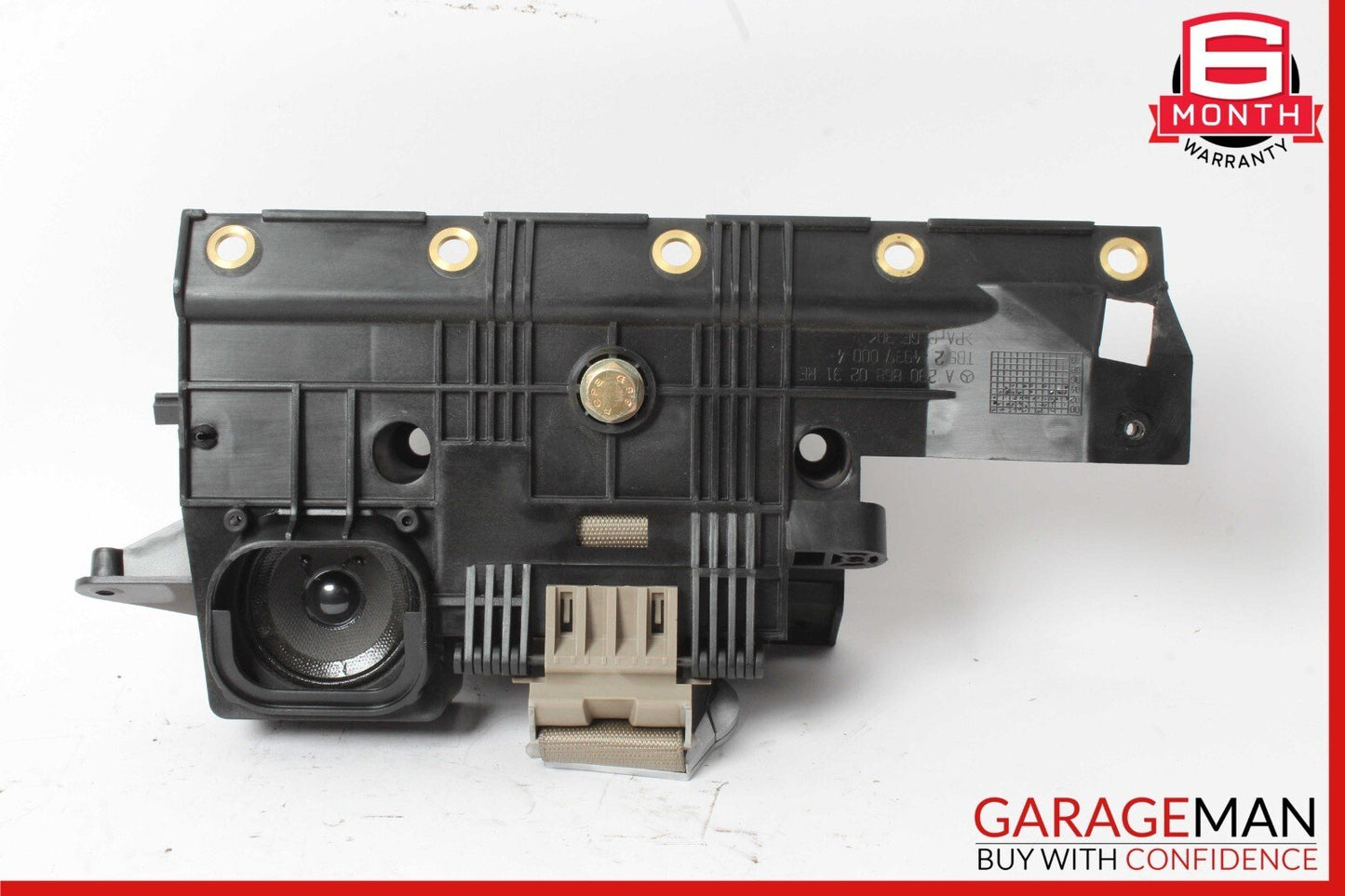 03-08 Mercedes R230 SL500 Rear Right Seat Belt Retractor Luggage w/ Speaker OEM