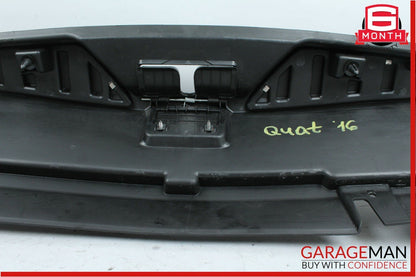 14-17 Maserati Quattroporte Rear Trunk Lock Latch Trim Cover Panel Assembly OEM