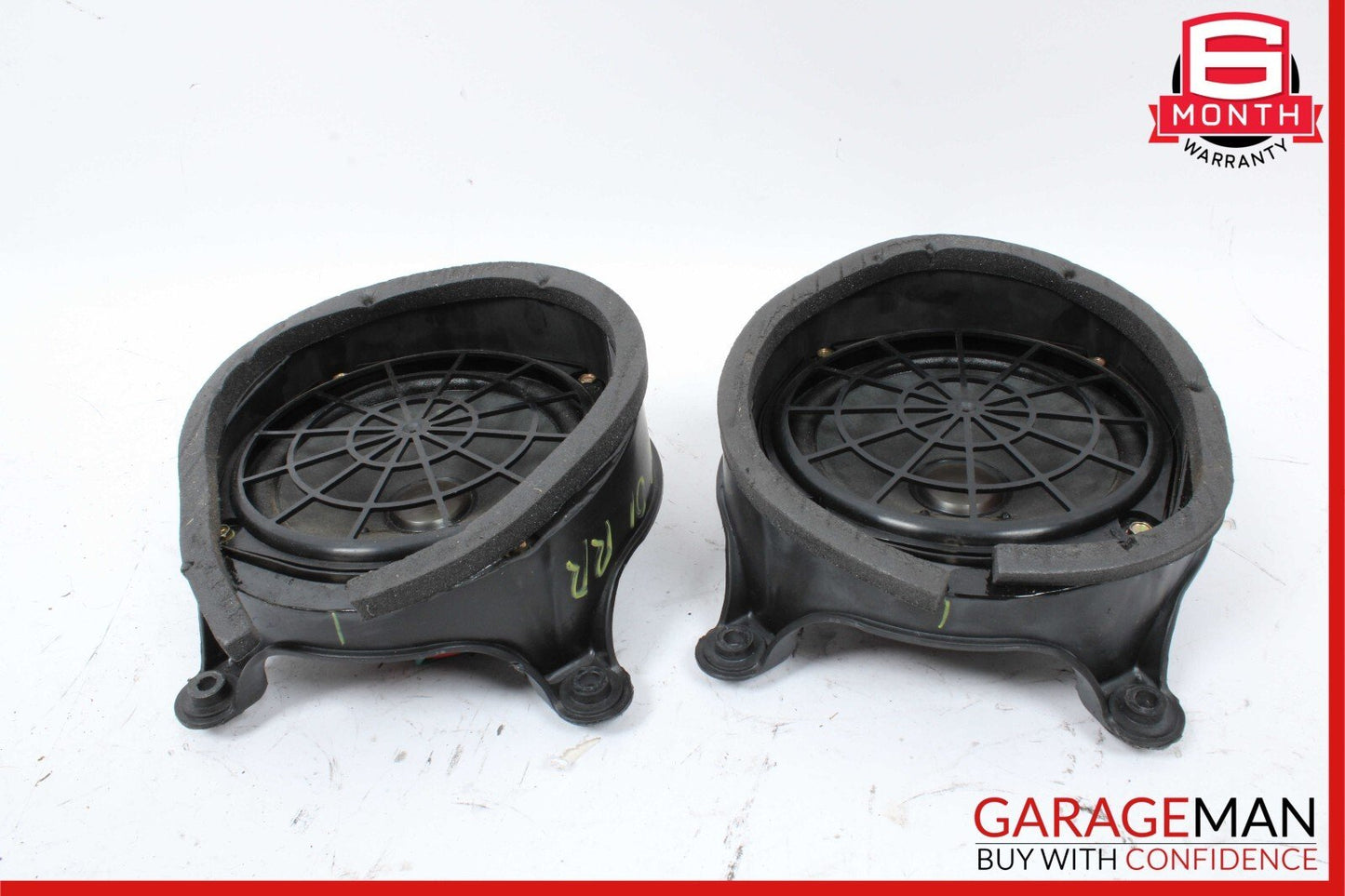 98-05 Mercedes W163 ML55 AMG Rear Right & Left Door Audio Sound Speaker Set of 2