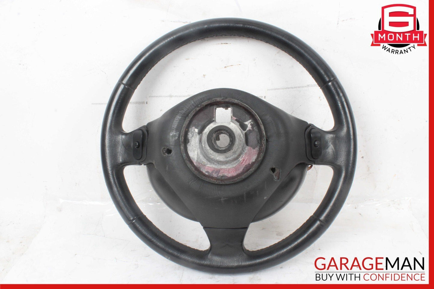 03-08 Maserati Quattroporte M139 Steering Wheel Black OEM