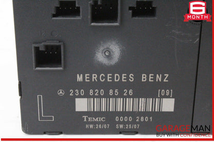 03-12 Mercedes R230 SL500 SL55 AMG Front Left Door Control Module 2308203526 OEM