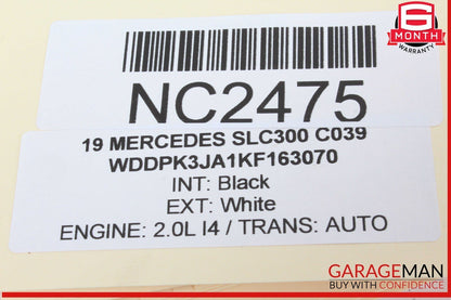 17-20 Mercedes SLC300 SLC43 AMG Overhead Emergency Panel Control Switch OEM