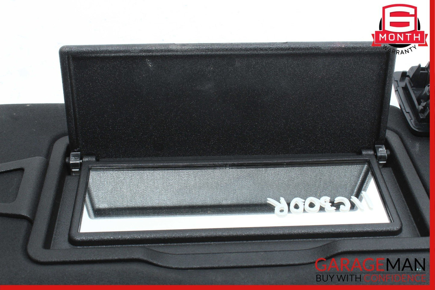 08-14 Mercedes W204 C300 Front Right Side Sun Visor Sunvisor Shade Black OEM