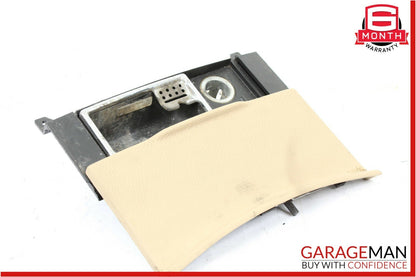 07-09 Mercedes W221 S550 S600 Center Console Ashtray Lighter Compartment Brown