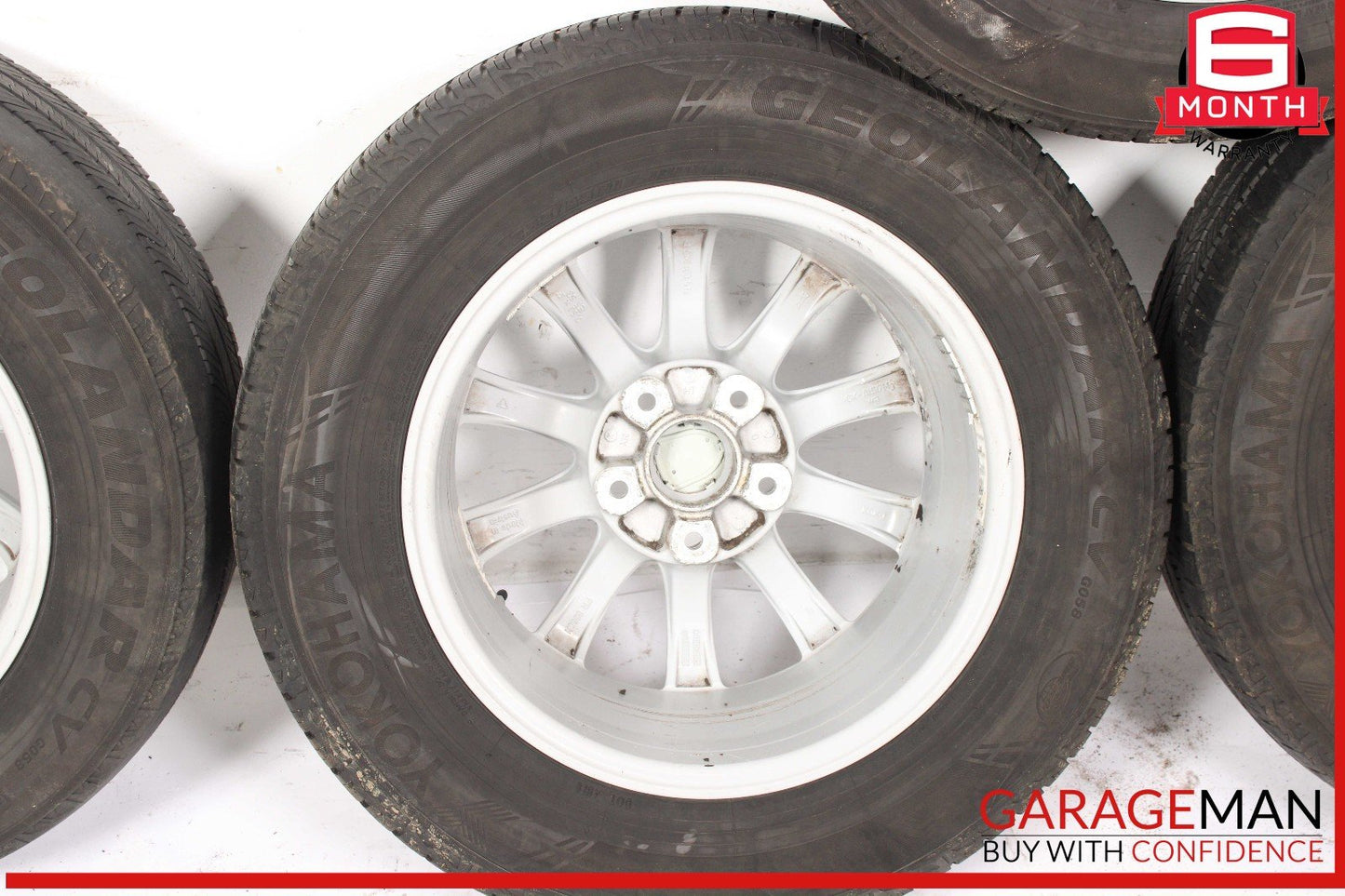 03-10 Porsche Cayenne 955 957 Complete Wheel Tire Rim Set 7.5J x 17 ET53 OEM