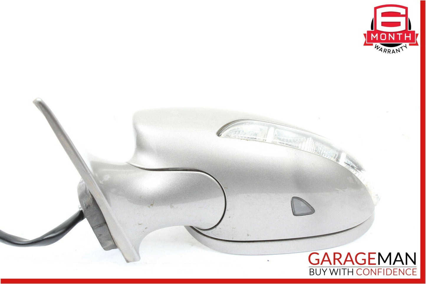 06-08 Mercedes W219 CLS500 CLS350 Front Left Side Mirror Door Rear View Silver