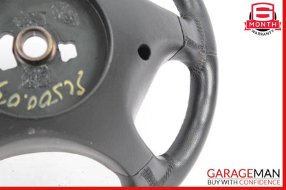 03-09 Mercedes R230 SL500 CLK350 Driver 4 Spoke Steering Wheel Leather Black OEM