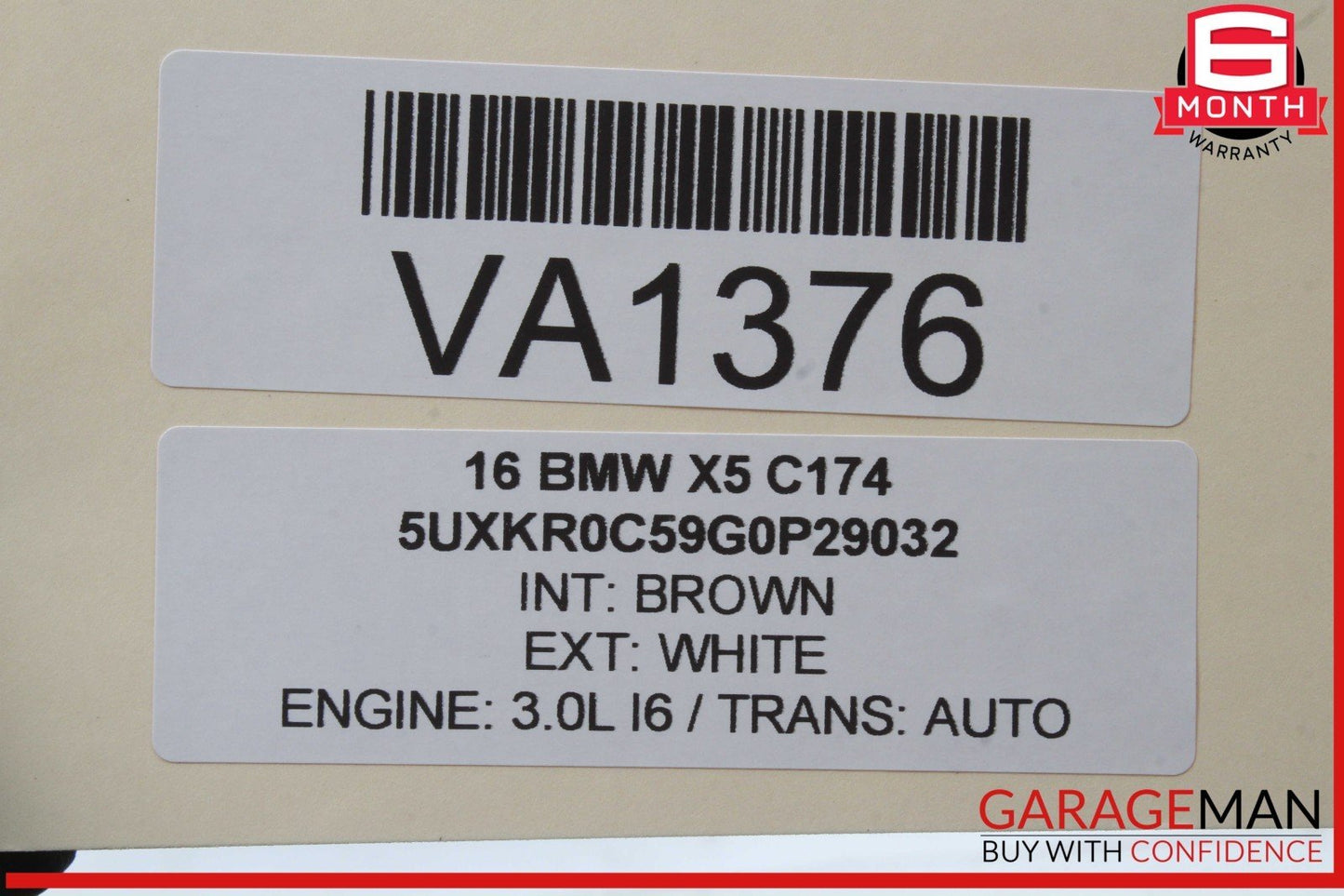 14-18 BMW X5 F15 Rear Right Passenger Door Latch Lock Actuator OEM