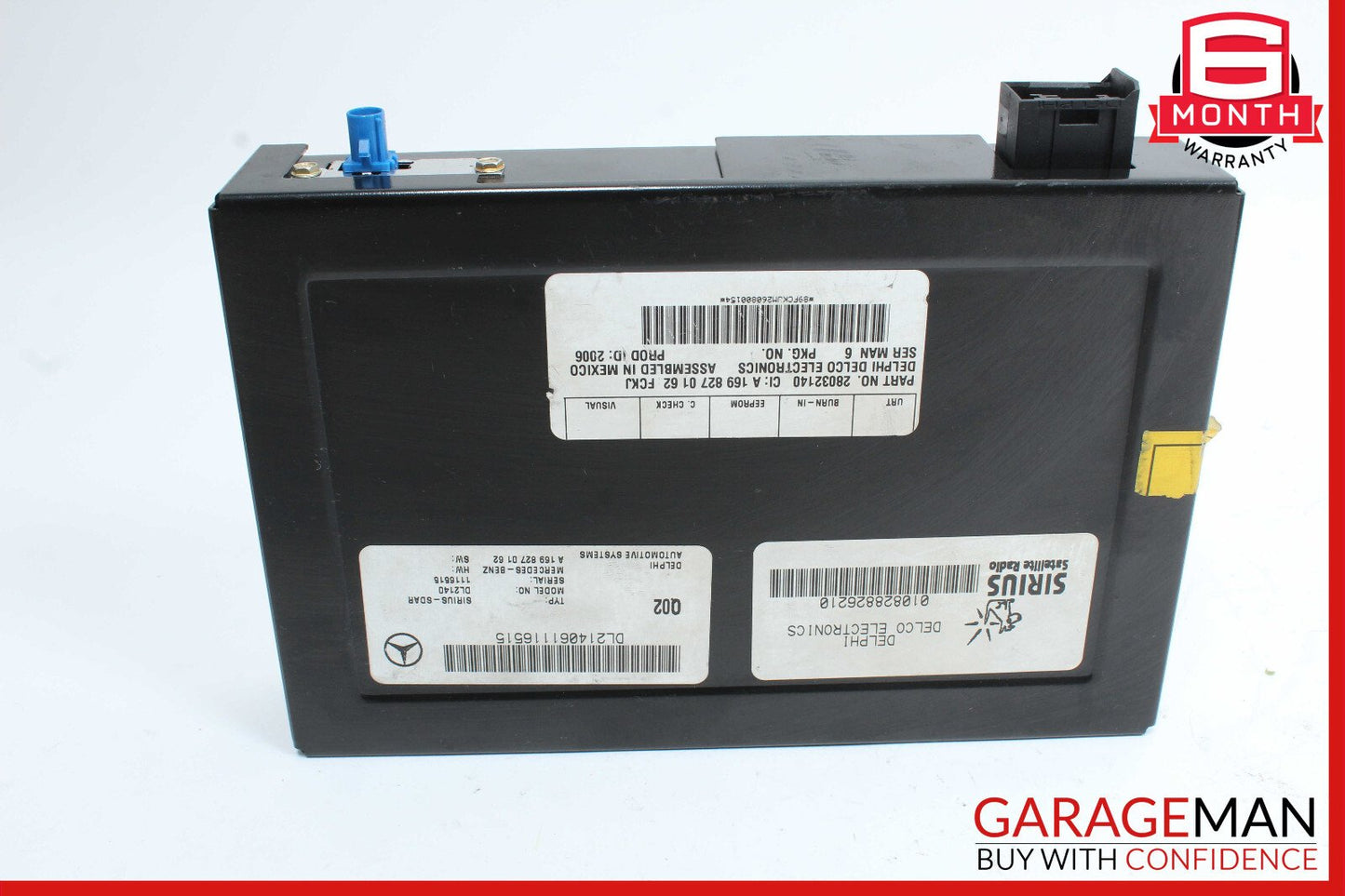 03-09 Mercedes X164 GL450 CLK350 Sirius Satellite Radio Receiver 1698270162 OEM