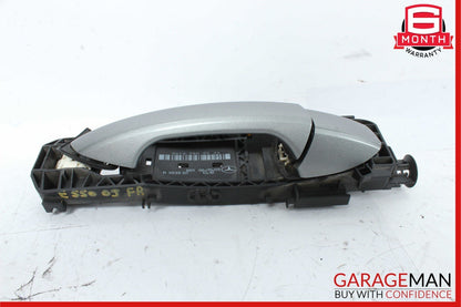 10-17 Mercedes W212 E550 Front / Rear Right Exterior Door Handle Keyless Silver