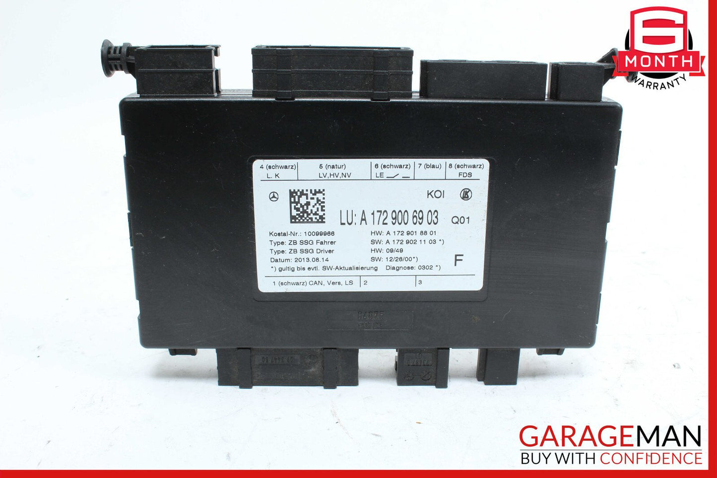 08-18 Mercedes CLS400 C250 GLK350 E550 E350 Front Left Side Seat Control Module