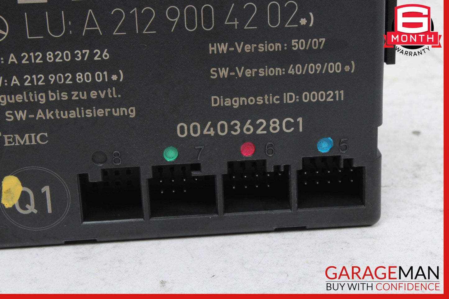 08-18 Mercedes W204 C250 SLK350 E400 Front Left Side Door Control Module OEM