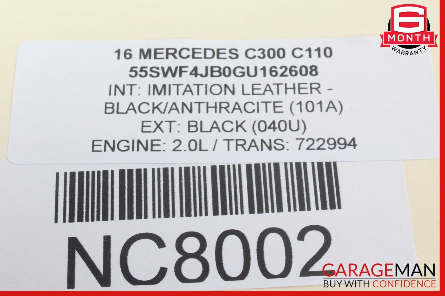 15-20 Mercedes W205 C300 Head Light Headlight Control Switch Trim Assembly Black