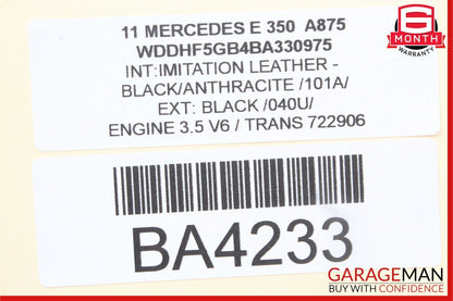 08-14 Mercedes C300 E350 Rear Deck Shelf Loud Speaker Audio Sound Loudspeaker