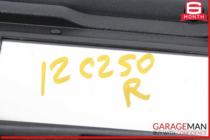 08-14 Mercedes W204 C250 C300 C350 Front Right Side Sunvisor Sun Visor Black OEM