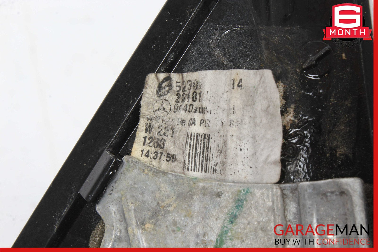 07-09 Mercedes W221 S63 S550 Right Side Mirror Door Rear View Black OEM