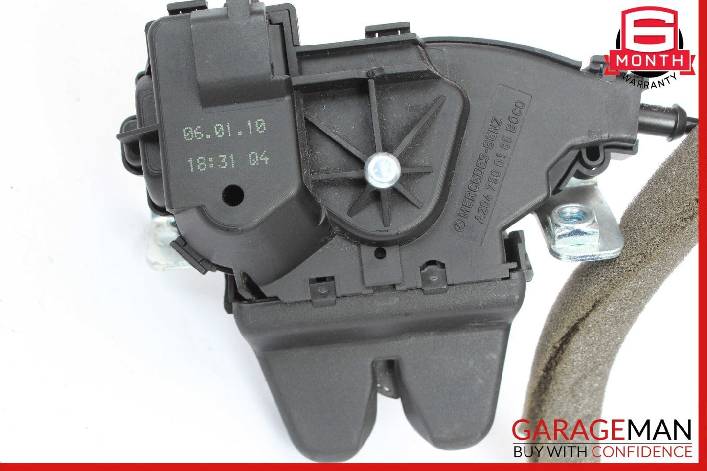 08-17 Mercedes W212 E550 Trunk Lid Latch Lock Actuator w/ Cylinder Lock Latch
