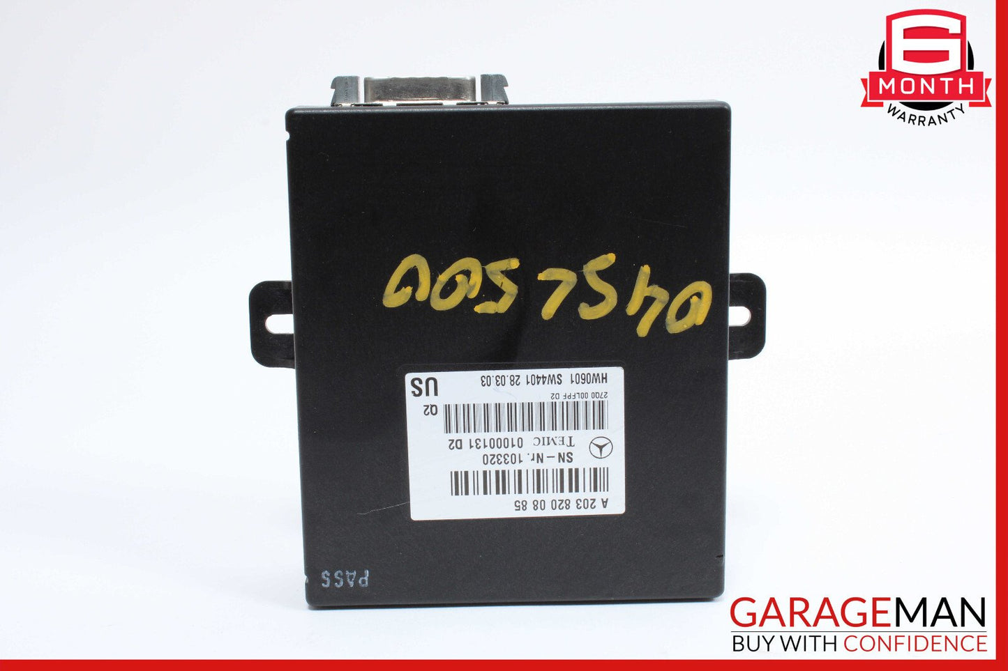 03-06 Mercedes R230 SL500 S500 Communication Voice Control Module 2038200885 OEM