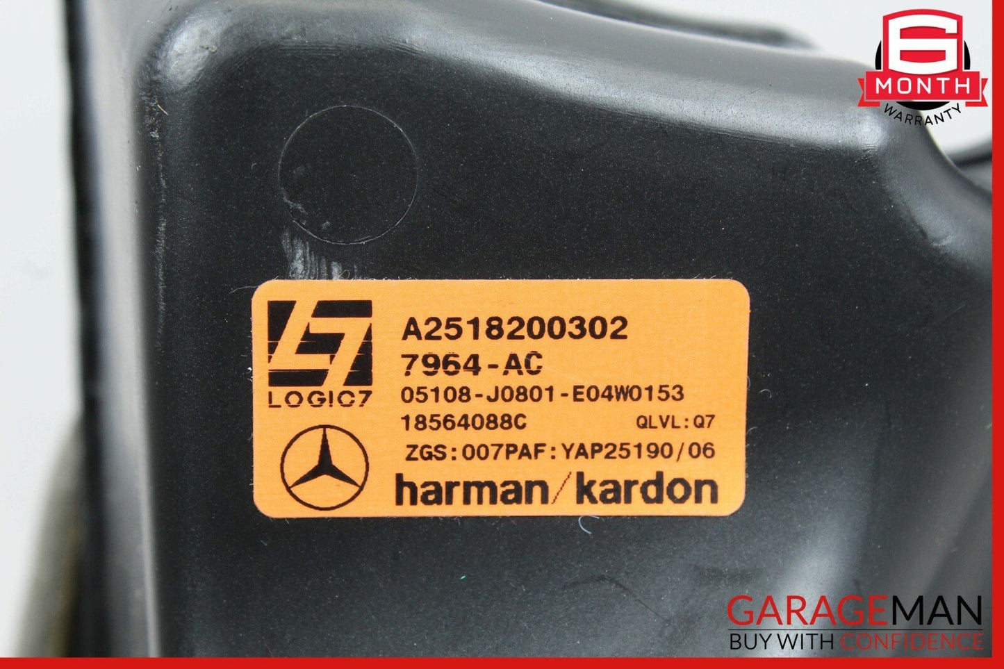 06-12 Mercedes W251 R350 R500 Rear Left Quarter Sound Speaker 2518200302 OEM