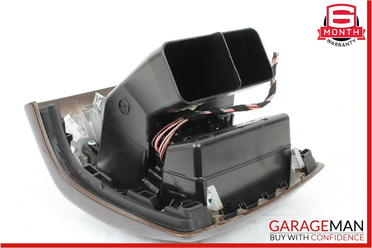 07-13 Mercedes W221 S550 S400 Rear Center Console A/C Air Vent Trim Panel Wood