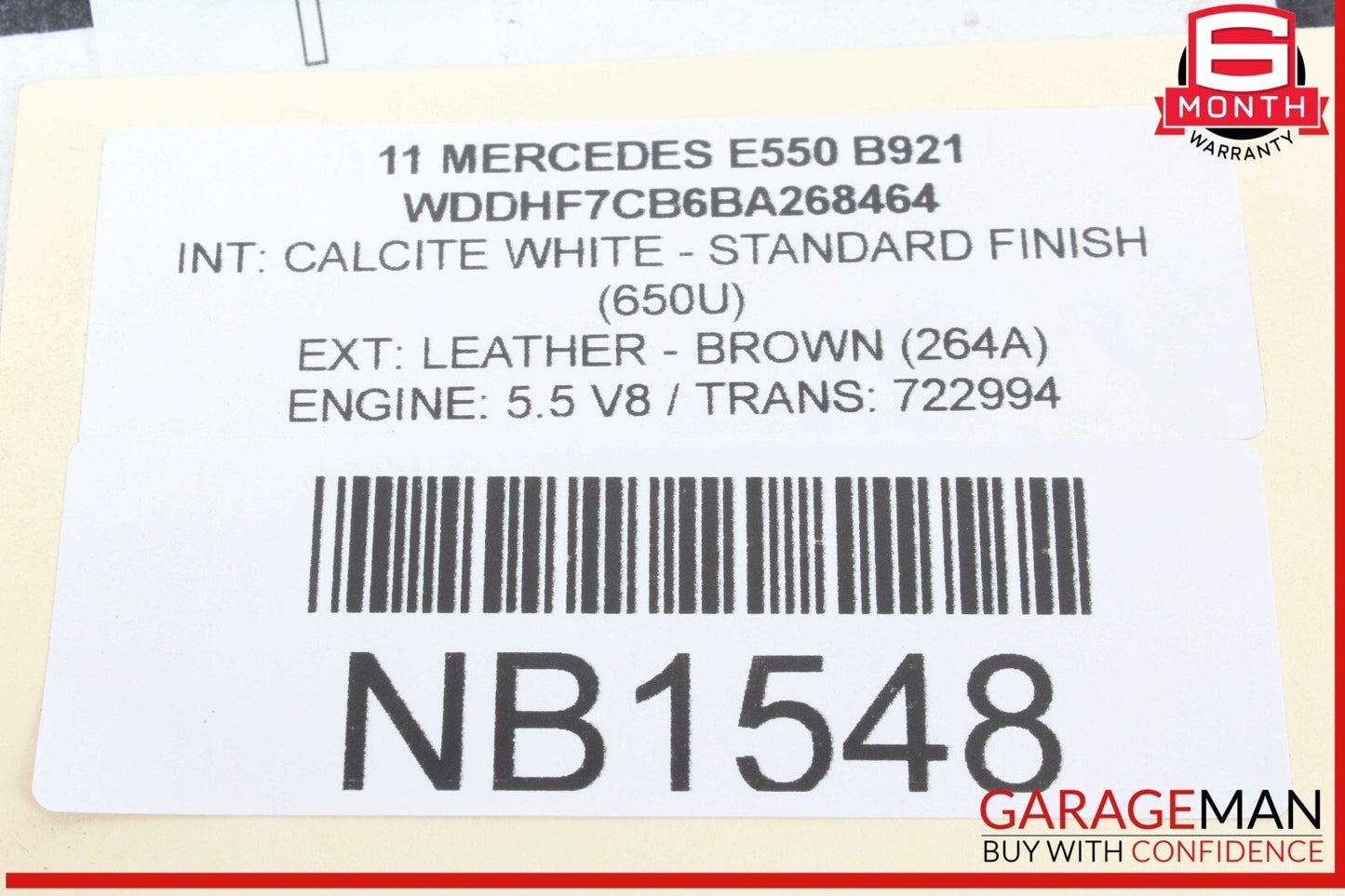 10-11 Mercedes W212 E550 E350 Front Left Side LED Daytime Running Light Fog Lamp