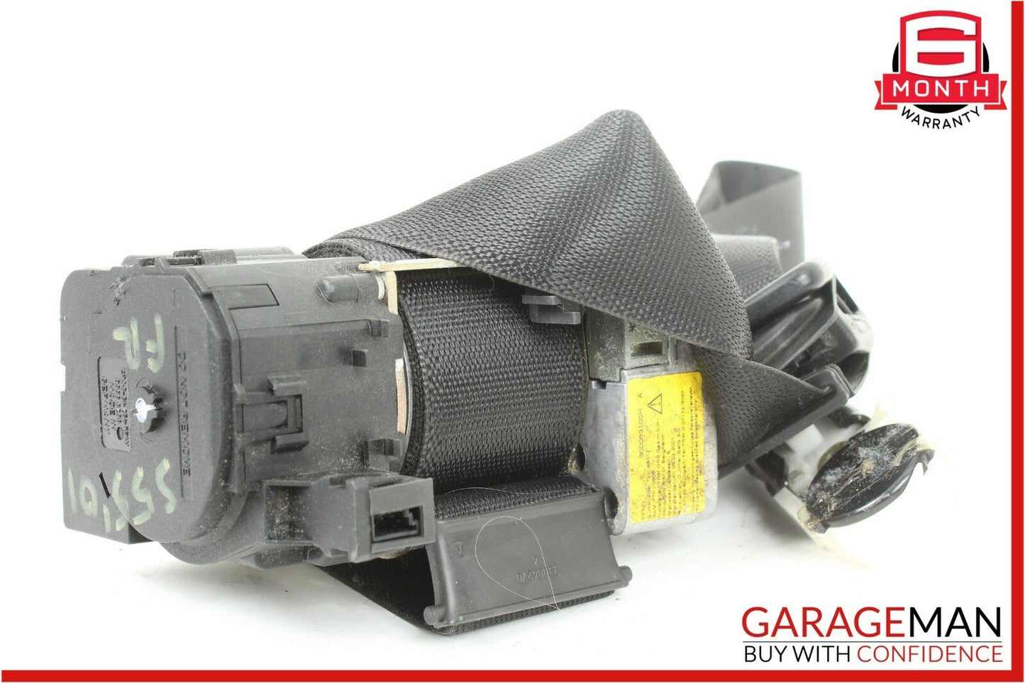 00-02 Mercedes W220 S55 Front Right Seat Belt Seatbelt Retractor Black OEM
