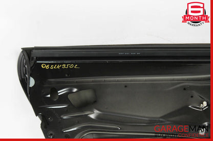 05-11 Mercedes R171 SLK350 Exterior Front Right Door Shell Black OEM
