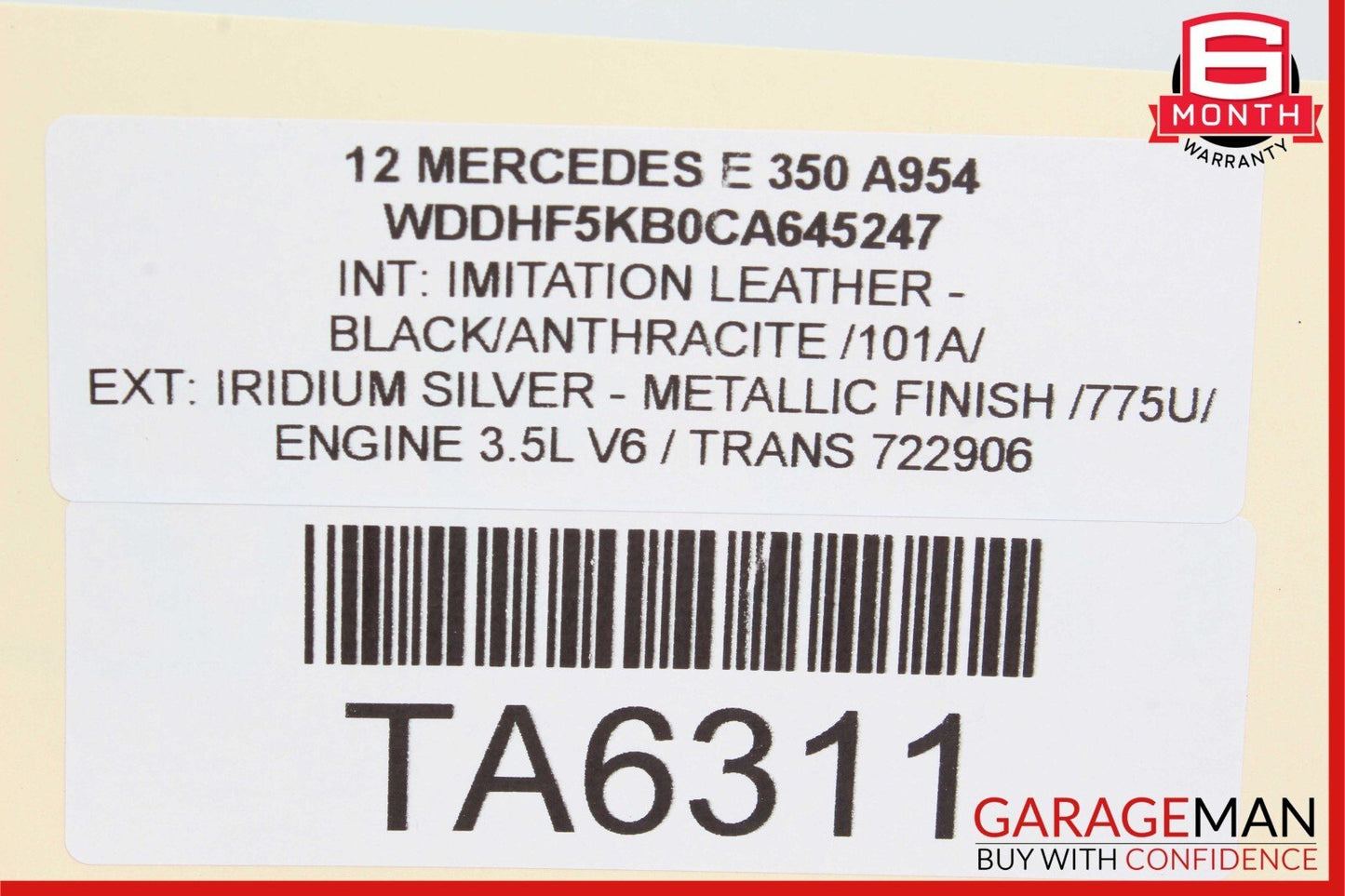 08-18 Mercedes W212 E350 E400 Front Right Side Door Control Module 212900430 OEM