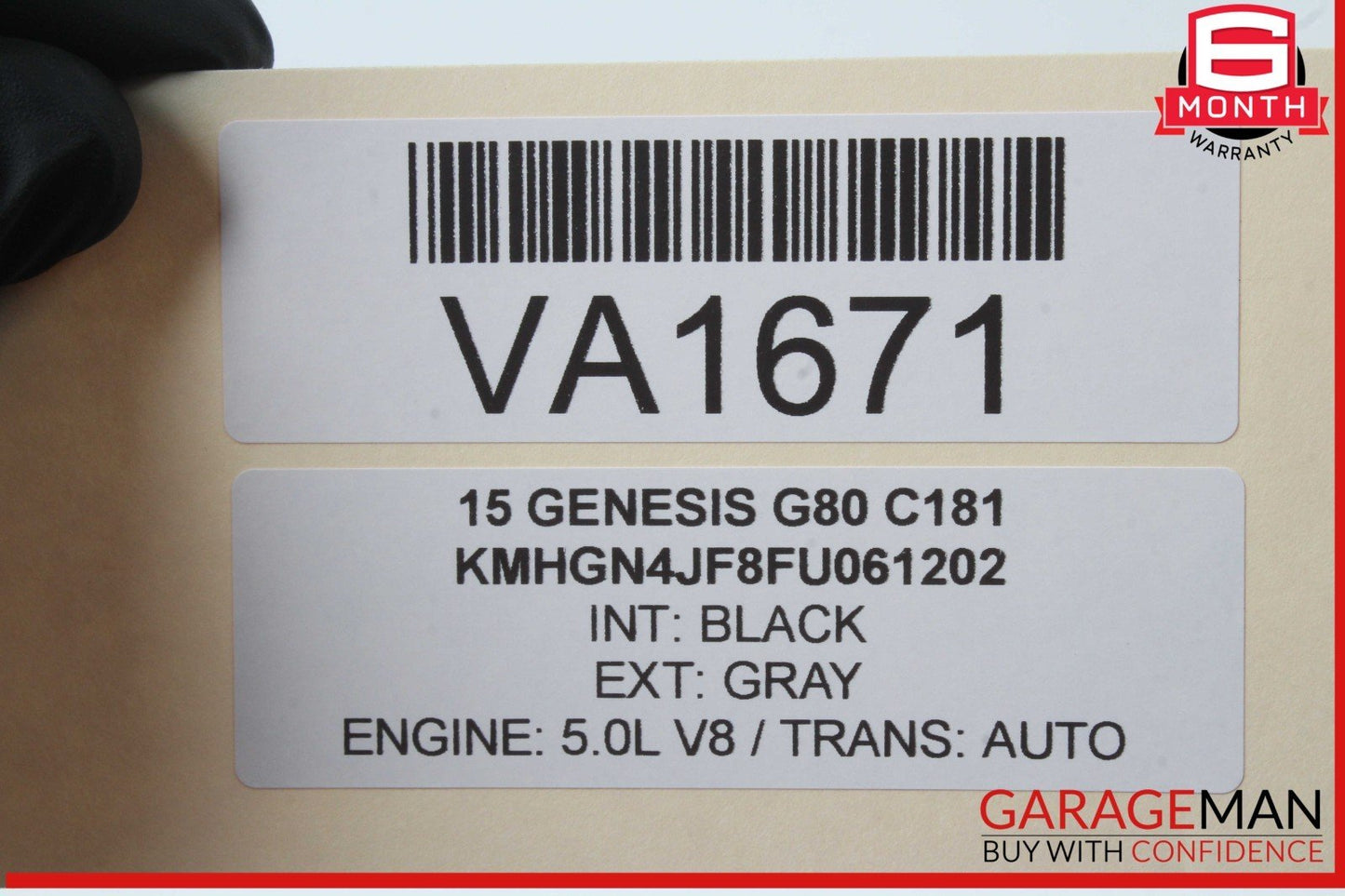 15-16 Hyundai Genesis G80 Fuel Injection Control Module Unit 39175-3F100 OEM