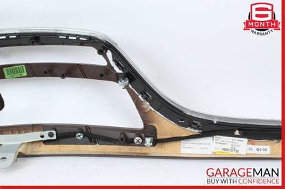 07-09 Mercedes W221 S450 S550 Front Dashboard Dash Trim Panel Cover Wood Bezel