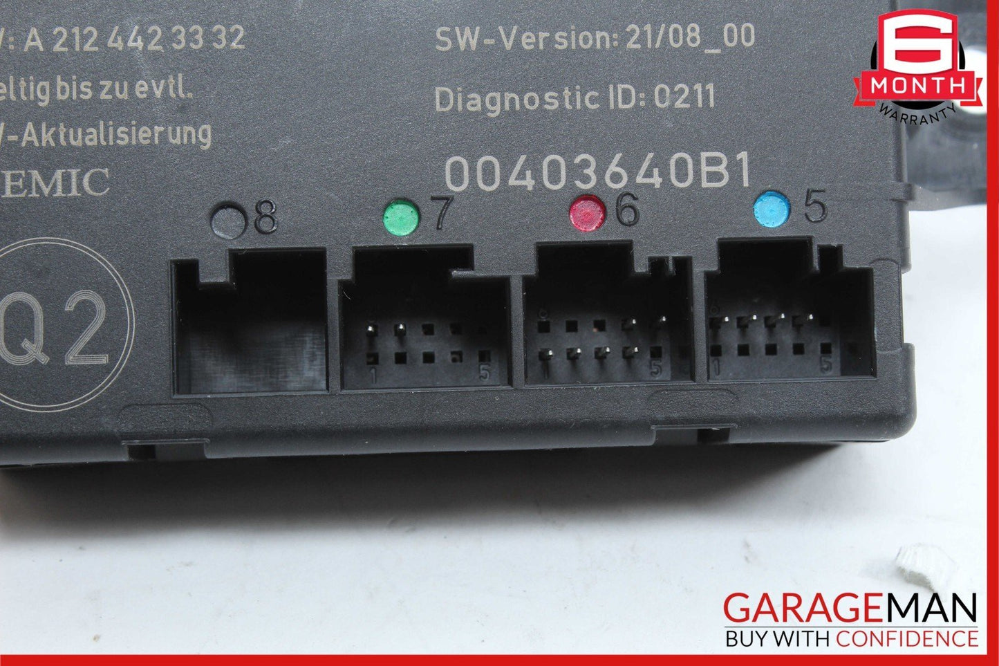08-18 Mercedes X204 GLK350 CLS550 Rear Left Driver Side Door Control Module OEM