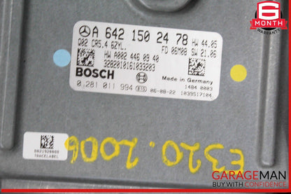 07-09 Mercedes W211 E320 CDI Diesel ECU ECM Engine Computer Control Module Unit