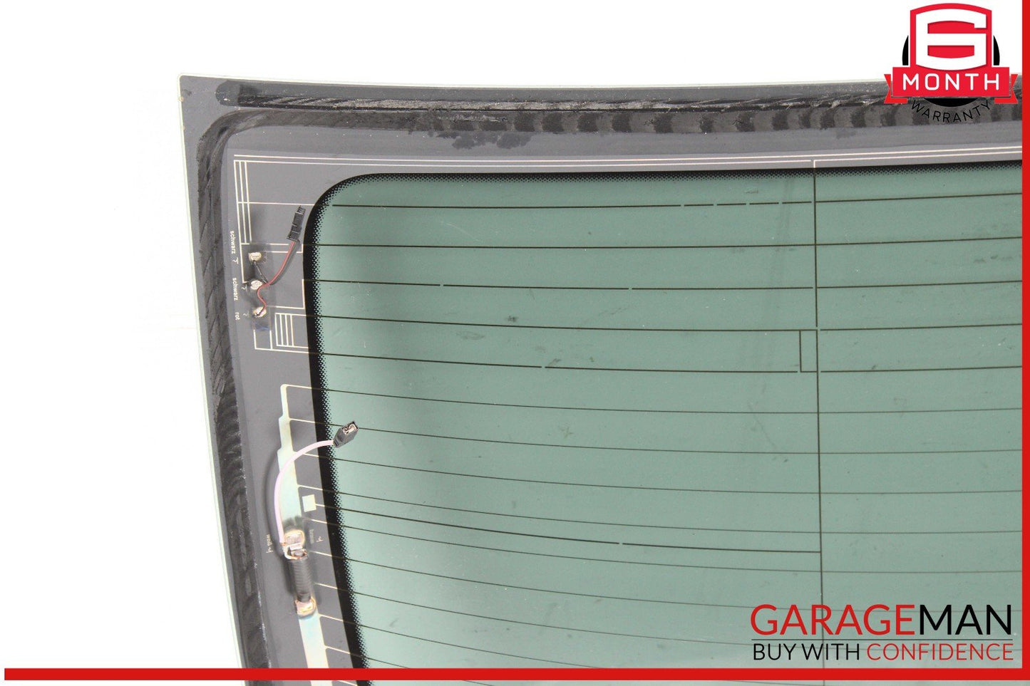 17-23 Mercedes W205 C300 C43 C63 AMG Coupe Rear Back Windshield Window Glass
