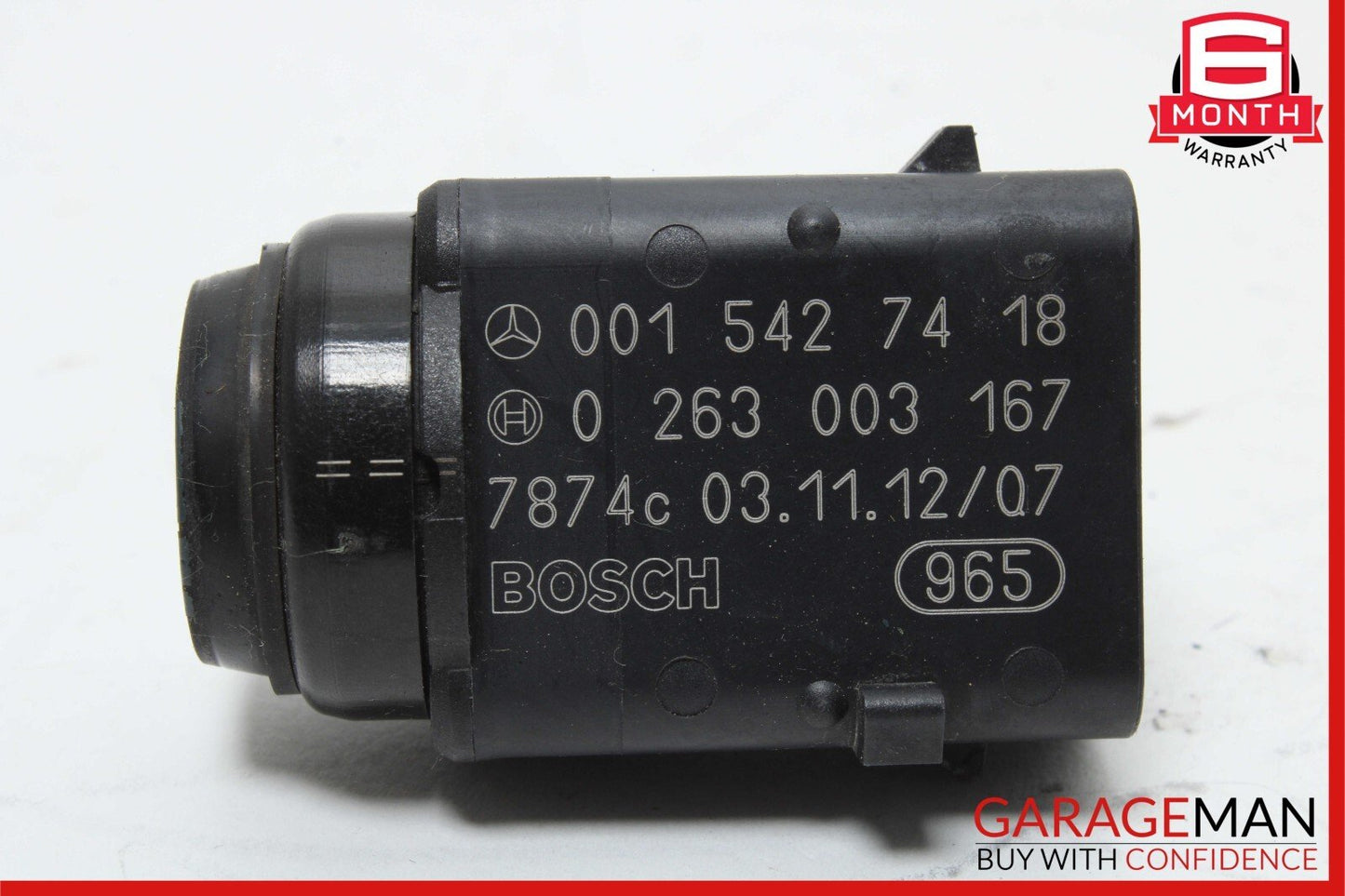 00-08 Mercedes R230 SL500 CL500 S500 PDC Front Bumper Parking Sensor 0015427418
