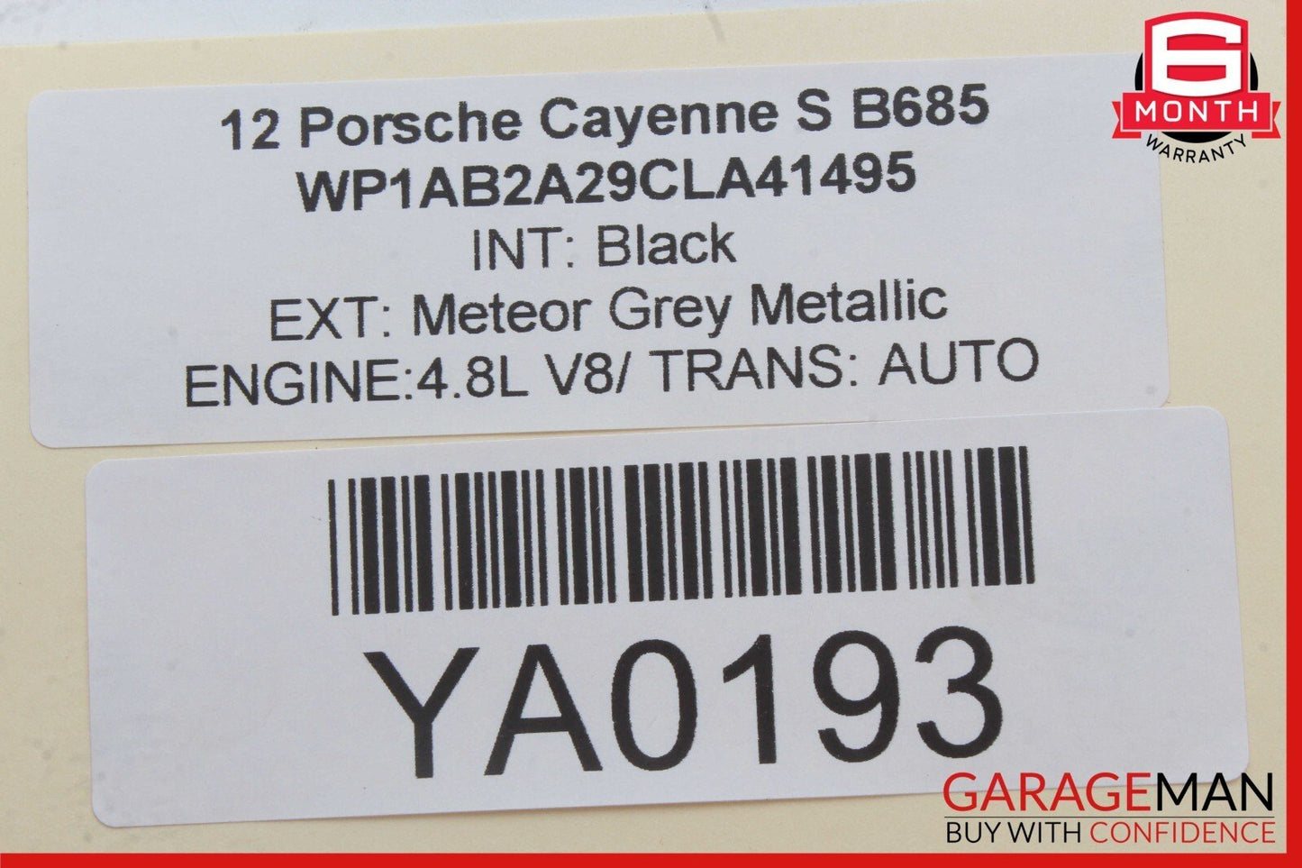 11-18 Porsche Cayenne 958 S Front Left Side Exterior Door Handle OEM