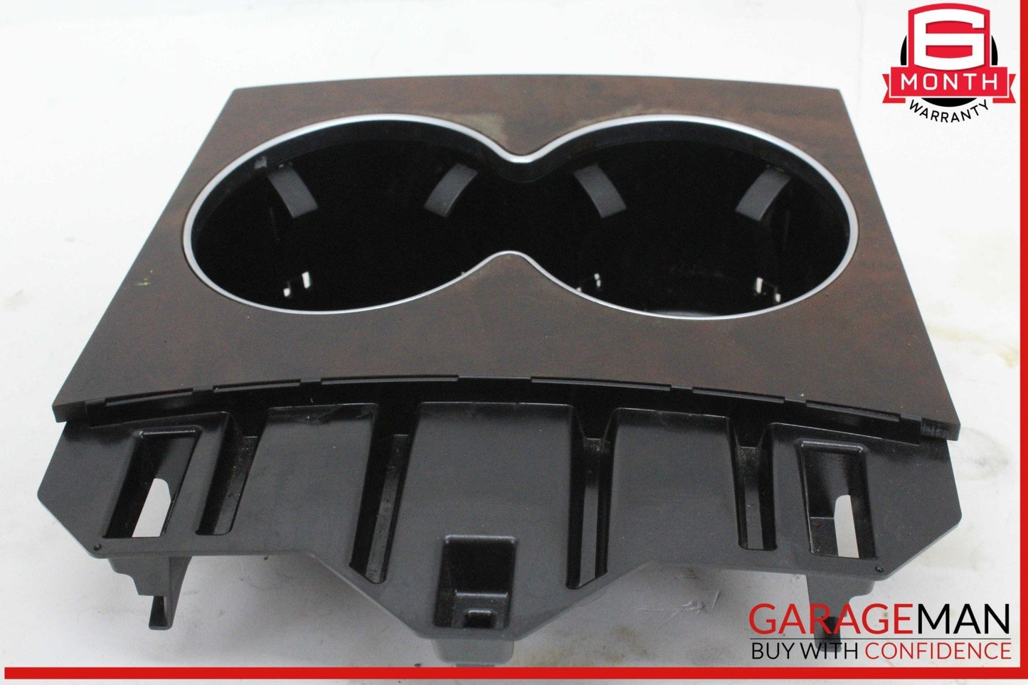 14-17 Mercedes W207 E350 E400 Center Console Cup Holder Compartment Wood OEM