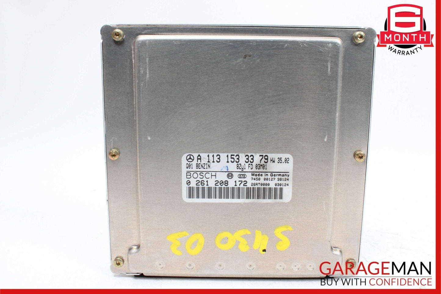 03-06 Mercedes W220 S430 S500 4Matic ECU ECM Engine Control Module Unit OEM