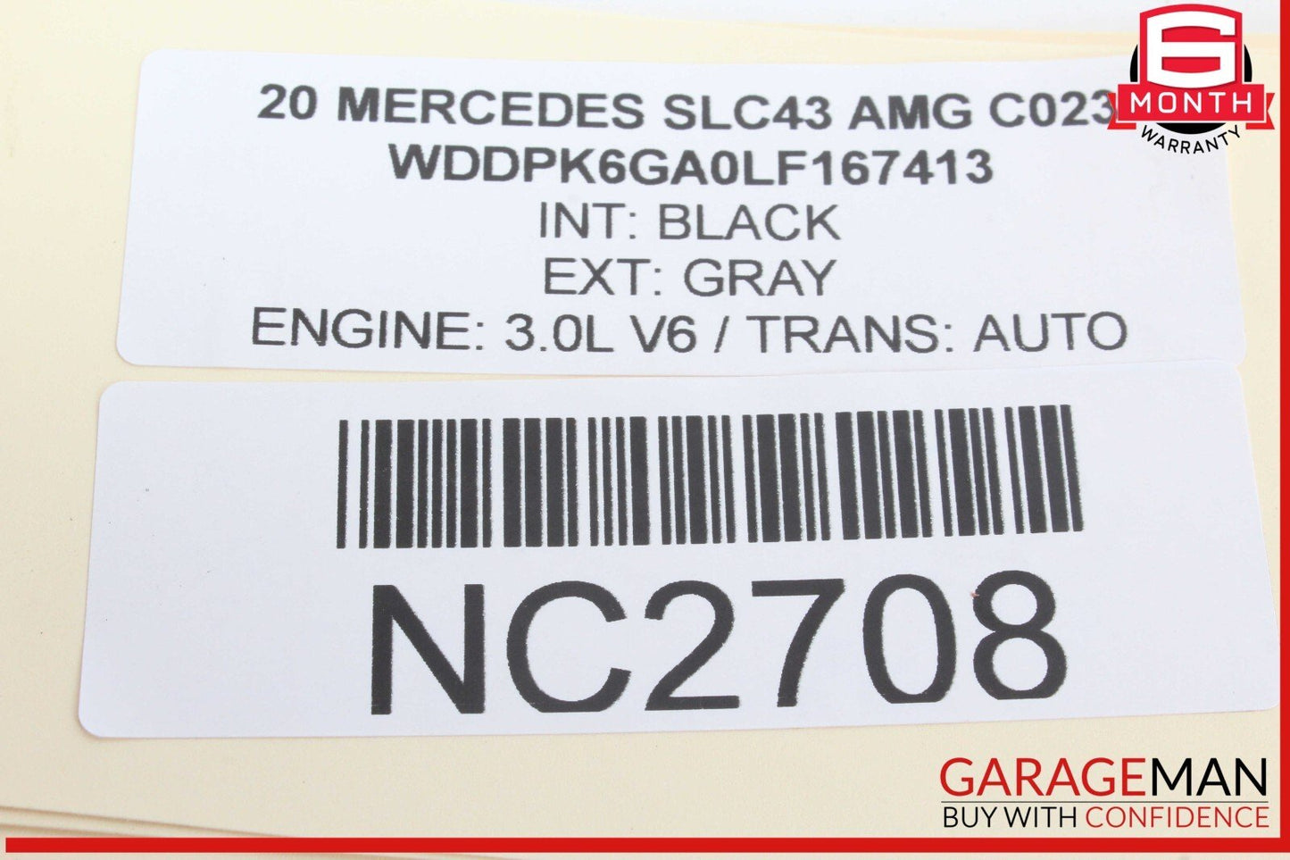12-20 Mercedes R172 SLC43 AMG C350 Engine Throttle Valve Body 2761410125 OEM