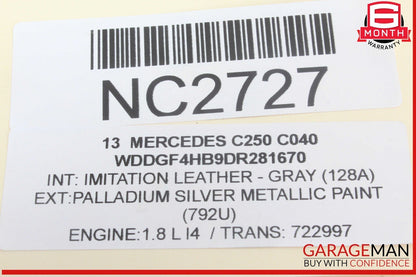 12-16 Mercedes W204 C250 SLK250 SLK350 Transmission Oil Cooler Radiator OEM